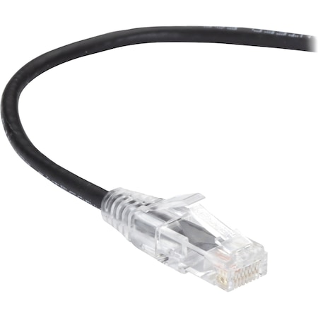 Black Box Slim-Net Cat6 250-Mhz 28-Awg Stranded Ethernet Patch Cable - C6PC28-BK-02